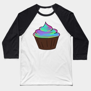 Chocolate  fluorescent cupcake Baseball T-Shirt